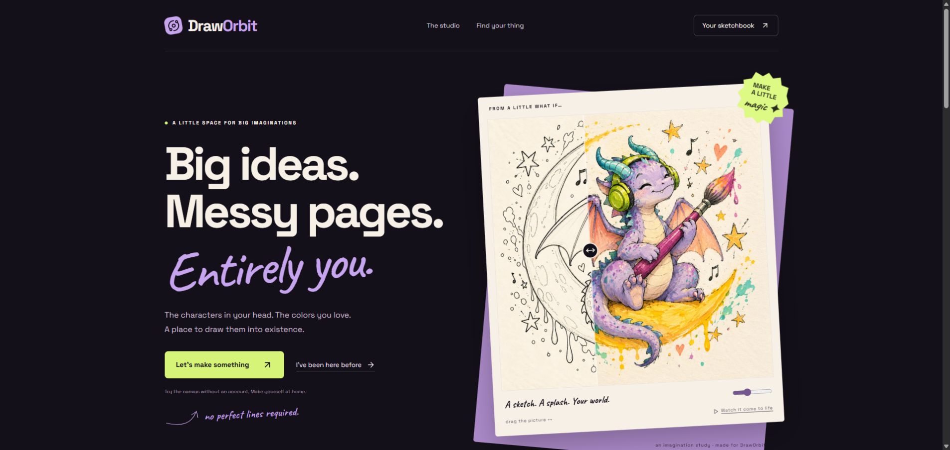 DrawOrbit — an open invitation to draw and explore.